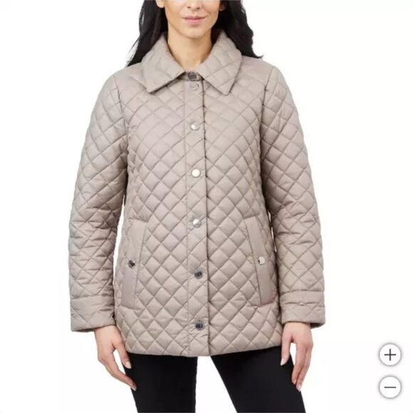 Anne Klein Jackets & Blazers - NWT Anne Klein Women's Soft Touch Down Puffer Jacket Size XL Tan $180 FFF327